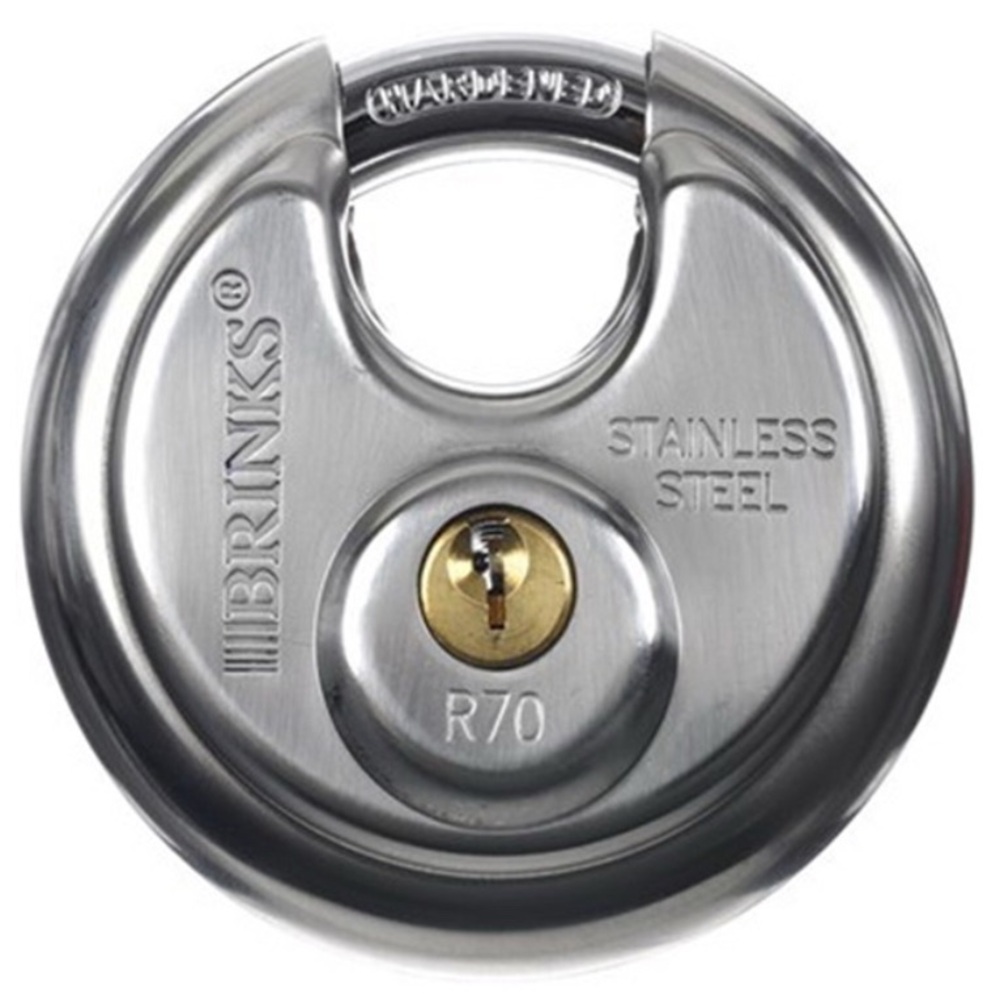 Brinks Stainless Steel Padlocks with 2 Pack